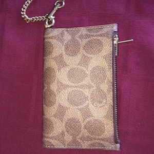 Coach wristlet wallet, Never used.